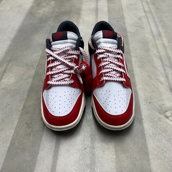 Nike Dunk Low Men's Boston Red Sox White Navy Blue Red IM2222 100 - New - Picture 4 of 6